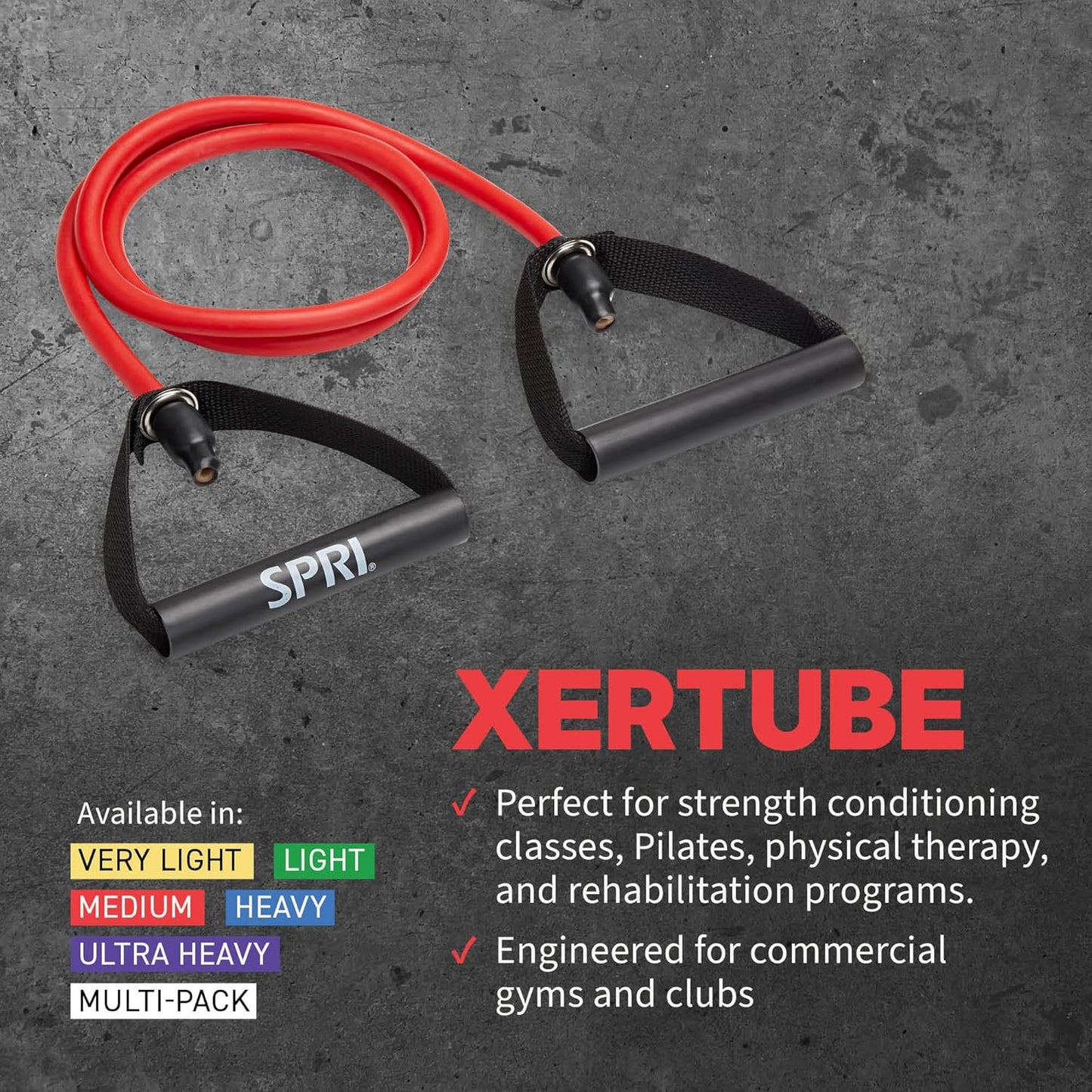 Bande de résistance PowerBand Pro avec poignées et ancrage de porte