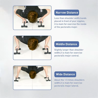 Poignées de pompes ergonomiques Push-Up Bars Pro