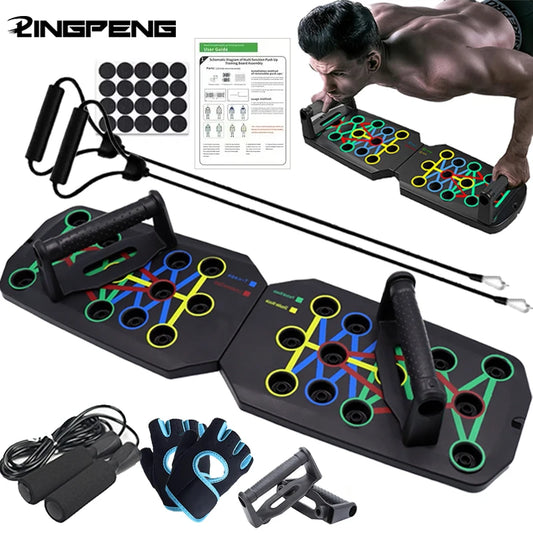 Planche de pompes multifonction pliable Push-Up Board Pro